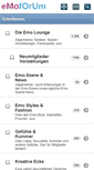 Mobile Screenshot of emoforum.de